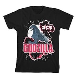 Godzilla Kids' Black Graphic Tee